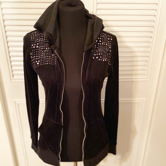 Seven7 velvet zip up jacket - Picture 4 of 8